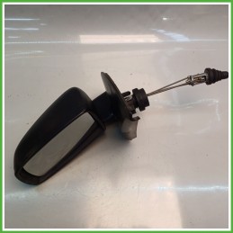 Specchio Specchietto Retrovisore Sinistro SX GOFFRATO FIAT PANDA 2Q 2003 2010 FICOSA FICOMIRRORS Originale Usato