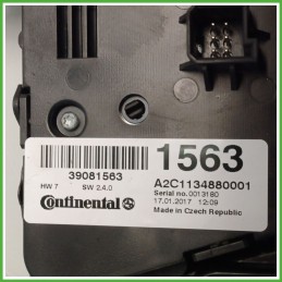 Comandi Clima AC Riscaldamento Condizionatore CONTINENTAL A2C1134880001 OPEL MOKKA X 1.6 39081563 2016