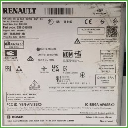 Autoradio RENAULT CAPTUR 2A SERIE 259150781R 2019 BOSCH YBN-AIVISBX0
