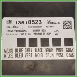Centralina BCM Control Module BOSCH F00HJ01515 OPEL MOKKA X 1.6 13510523 2016