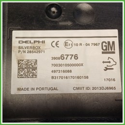 Centralina Bluetooth DELPHI 28542971 OPEL MOKKA X 1.6 39086776 2016