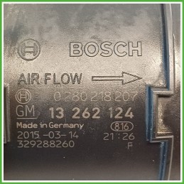 Debimetro Misuratore Massa Aria BOSCH 0280218207 OPEL MERIVA S10 1.4 13262124 2010 2016