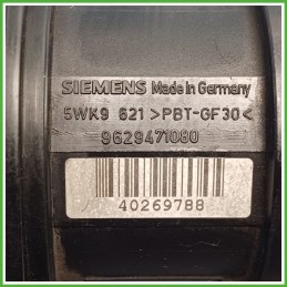 Debimetro Misuratore Massa Aria SIEMENS 5WK9621 PEUGEOT 307 2.0 19208Q 2001 2006