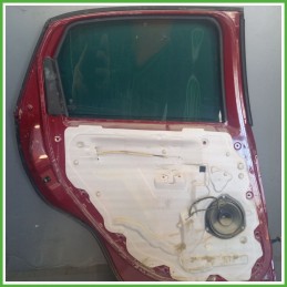 Porta Portiera Sportello Posteriore Sinistra SX BICOLORE ROSSO/BIANCO FIAT 500L 73 Monovolume 2012 2018 Originale Usato