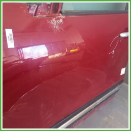 Porta Portiera Sportello Anteriore Sinistra SX BICOLORE ROSSO/BIANCO FIAT 500L 73 Monovolume 2012 2018 Originale Usato