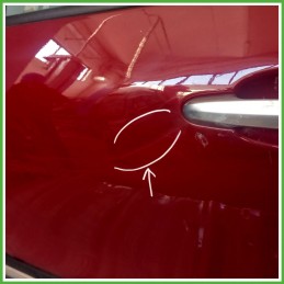 Porta Portiera Sportello Anteriore Sinistra SX BICOLORE ROSSO/BIANCO FIAT 500L 73 Monovolume 2012 2018 Originale Usato