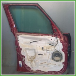 Porta Portiera Sportello Anteriore Sinistra SX BICOLORE ROSSO/BIANCO FIAT 500L 73 Monovolume 2012 2018 Originale Usato