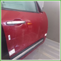 Porta Portiera Sportello Anteriore Destra DX BICOLORE ROSSO/BIANCO FIAT 500L 73 Monovolume 2012 2018 Originale Usato