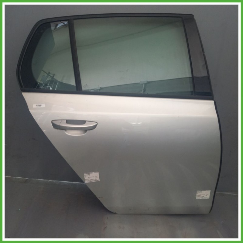 Porta Portiera Sportello Posteriore Destra DX GRIGIO CHIARO VOLKSWAGEN GOLF 5K/AJ Berlina 2008 2012 Originale Usato