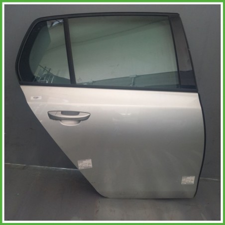 Porta Portiera Sportello Posteriore Destra DX GRIGIO CHIARO VOLKSWAGEN GOLF 5K/AJ Berlina 2008 2012 Originale Usato