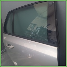 Porta Portiera Sportello Posteriore Destra DX GRIGIO CHIARO VOLKSWAGEN GOLF 5K/AJ Berlina 2008 2012 Originale Usato