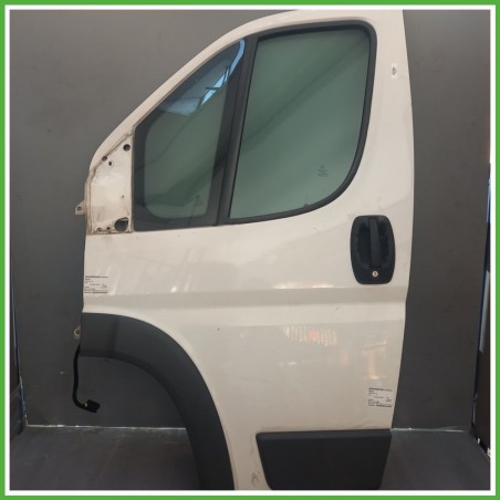 Porta Portiera Sportello Anteriore Sinistra SX BIANCO BANCHISA EWP PEUGEOT BOXER 0 2006 2014 Originale Usato