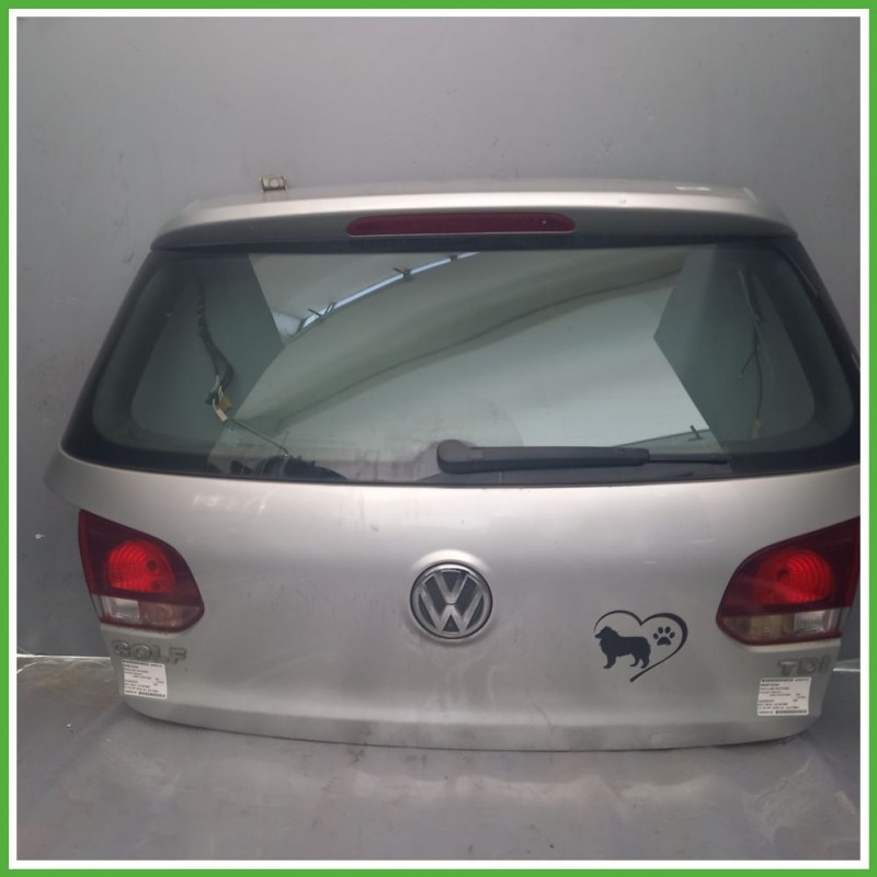 Portellone Bagagliaio Cofano Baule Posteriore VOLKSWAGEN GOLF 5K/AJ 2008 2012 GRIGIO CHIARO Berlina Originale Usato