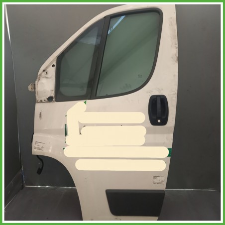 Porta Portiera Sportello Anteriore Sinistra SX BIANCO FIAT DUCATO 2J 0 2006 2012 Originale Usato