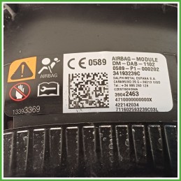 Airbag Guidatore Sinistro SX OPEL ASTRA B16 1.6 39042463 2015 AUTOLIV 0589-P1-000202