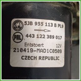 Tergi Cristallo SKODA FABIA NJ 1.0 Twin Spark 5JB955113A 2018 2021