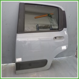 Porta Portiera Sportello Posteriore Sinistra SX GRIGIO FIAT PANDA 4Q Berlina 2016 Originale Usato