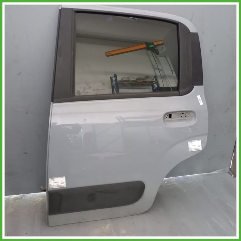 Porta Portiera Sportello Posteriore Sinistra SX GRIGIO FIAT PANDA 4Q Berlina 2016 Originale Usato