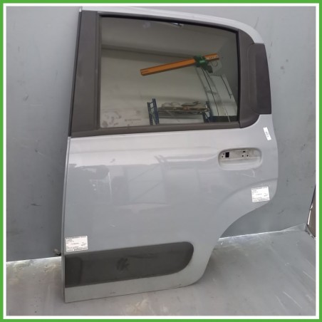 Porta Portiera Sportello Posteriore Sinistra SX GRIGIO FIAT PANDA 4Q Berlina 2016 Originale Usato