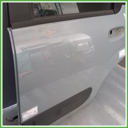 Porta Portiera Sportello Posteriore Sinistra SX GRIGIO FIAT PANDA 4Q Berlina 2016 Originale Usato