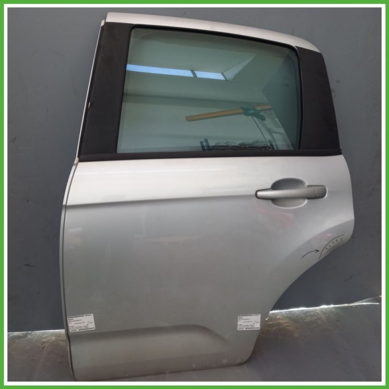 Porta Portiera Sportello Posteriore Sinistra SX GRIGIO CHIARO CITROEN C3 A51 Berlina 2009 2013 Originale Usato