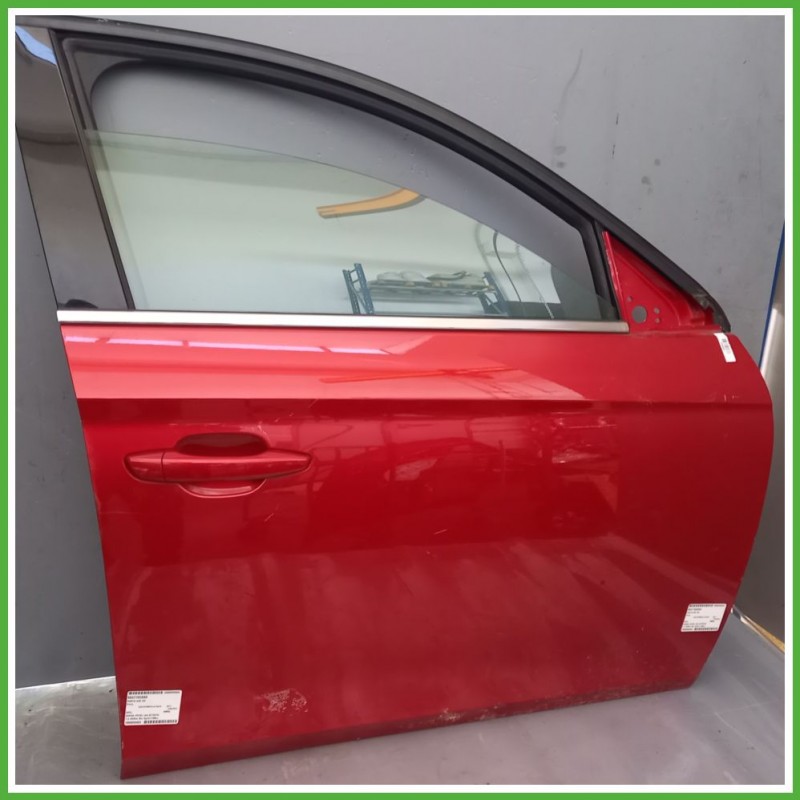 Porta Portiera Sportello Anteriore Destra DX ROSSO OPEL CORSA P2JO 2019 Originale Usato