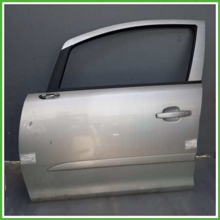 Porta Portiera Sportello Anteriore Sinistra SX GRIGIO OPEL CORSA S07 Berlina 2006 2011 Originale Usato