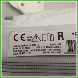 Airbag Laterale Destro DX OPEL CORSA P2JO 9827991580 2019 AUTOLIV 00870.P1.11.0030