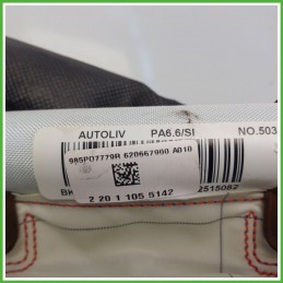 Airbag Laterale Destro DX RENAULT MEGANE 3a Serie 1.5 dCi 985P07779R 2012 2014 AUTOLIV 620667900