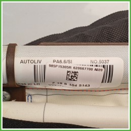 Airbag Laterale Sinistro SX RENAULT MEGANE 3a Serie 1.5 dCi 985P15305R 2012 2014 AUTOLIV 620667700
