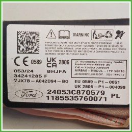 Airbag Passeggero Destro DX FORD FOCUS CGE JX7B-A042D94-BG 2018 ZF 0589-P1-0051