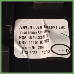 Bocchetta Climatizzazione Cruscotto Destro DX RENAULT CAPTUR 2A SERIE PLUG-IN 687607228R 2020