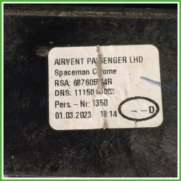 Bocchetta Climatizzazione Cruscotto Centrale RENAULT CAPTUR 2A SERIE PLUG-IN 687501725R 2020