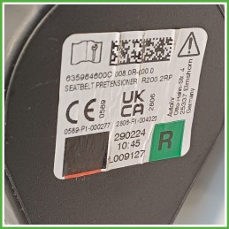 Cintura di Sicurezza Anteriore Destro DX (Lato Passeggero) FORD FOCUS CGE 2537286 2018 AUTOLIV 0589-P1-00277