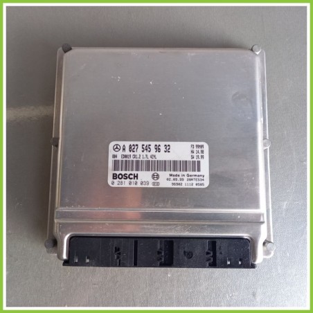 Centralina Motore Iniezione ECU BOSCH 0281010039 MERCEDES-BENZ Classe A W168 170 CDI A0275459632 Diesel 1997 2001