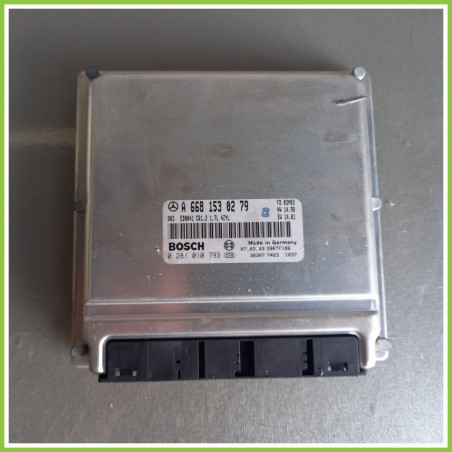 Centralina Motore Iniezione ECU BOSCH 0281010793 MERCEDES-BENZ Classe A W168 170 CDI A6681530279 Diesel 2001 2004
