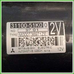 Motorino Avviamento MITSUBISHI M000T36971ZE SUZUKI SPLASH 3110051K00000