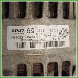 Alternatore DENSO MS1022118430 FIAT PANDA 2Q 52003532