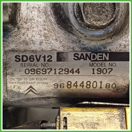Compressore Clima AC Aria Condizionata SANDEN SD6V12 PEUGEOT 206 Plus 9800822280