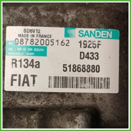 Compressore Clima AC Aria Condizionata SANDEN SD6V12 FIAT DOBLO 3V 52061760
