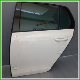 Porta Portiera Sportello Posteriore Sinistra SX BIANCO VOLKSWAGEN GOLF 5K/AJ Berlina 2008 2012 Originale Usato