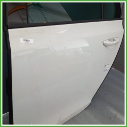 Porta Portiera Sportello Posteriore Sinistra SX BIANCO VOLKSWAGEN GOLF 5K/AJ Berlina 2008 2012 Originale Usato