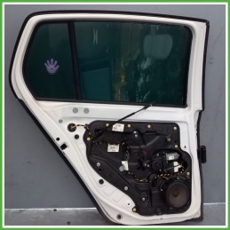 Porta Portiera Sportello Posteriore Sinistra SX BIANCO VOLKSWAGEN GOLF 5K/AJ Berlina 2008 2012 Originale Usato