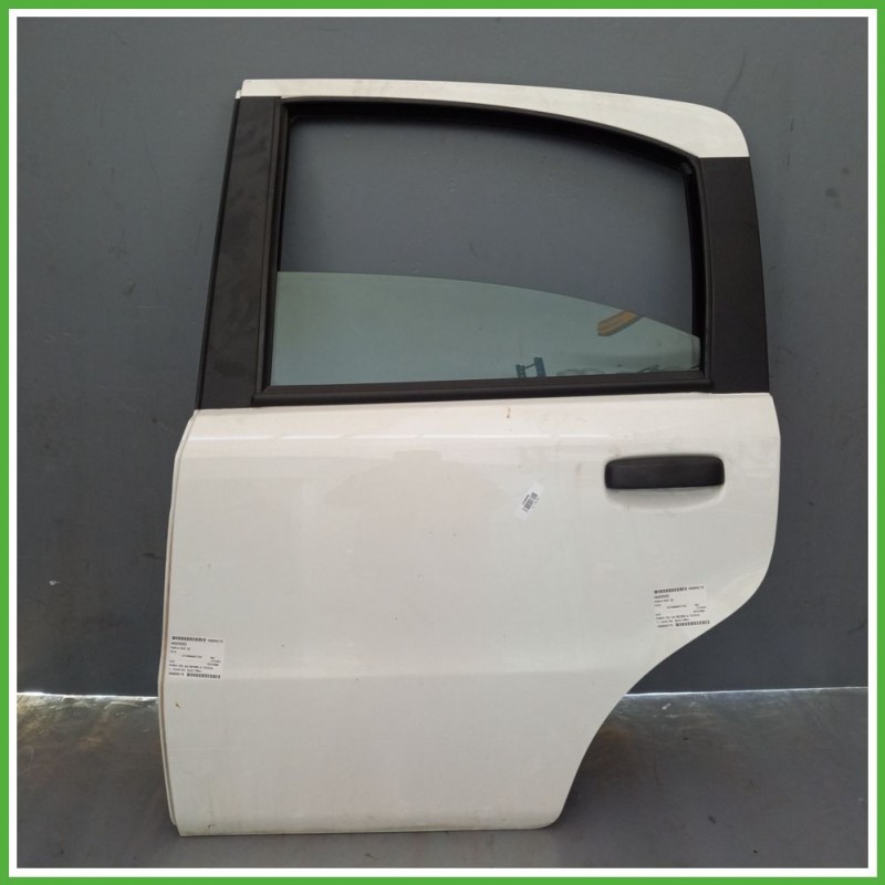 Porta Portiera Sportello Posteriore Sinistra SX BIANCO FIAT PANDA 2Q Berlina 2003 2010 Originale Usato
