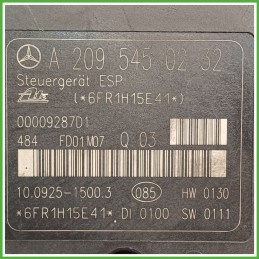 Centralina ABS Modulo Pompa ATE 10.0925-1500.3 A0034319312 MERCEDES-BENZ Classe C W/S203 Originale Usato