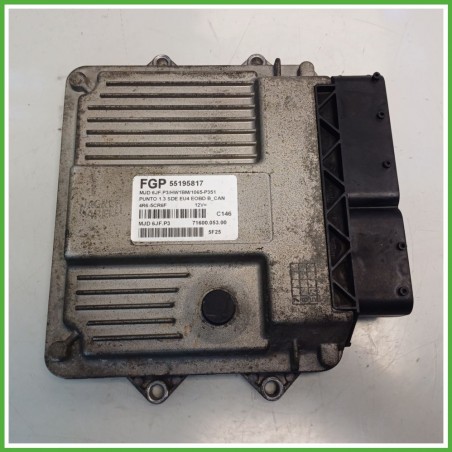 Centralina Motore Iniezione ECU MAGNETI MARELLI MJD6JF.P3 FIAT PUNTO 2U 1.3 16V MJT 51kw 55195817 2003 2007