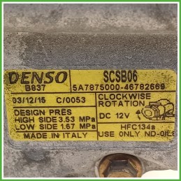 Compressore Clima AC Aria Condizionata DENSO SCSB06 FIAT PUNTO CLASSIC 2U 71797201