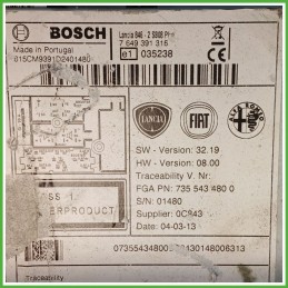 Autoradio LANCIA YPSILON TK 1.2 735543480 2011 2016 BOSCH 7649391316