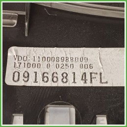 Quadro strumenti contachilometri tachimetro VDO 110008988009 OPEL CORSA X01 1.2 16V 9194496