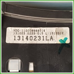 Quadro strumenti contachilometri tachimetro VDO 110008988016 OPEL CORSA X01 1.3 16V 93179368